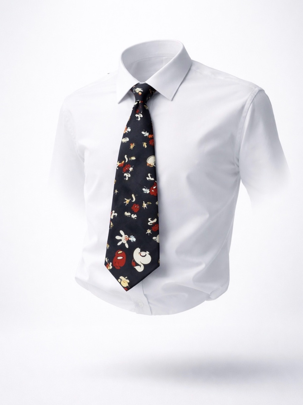 ❤️ Disney’s Favourite Mickey Mouse Gold City Hand made Silk classic NeckTie